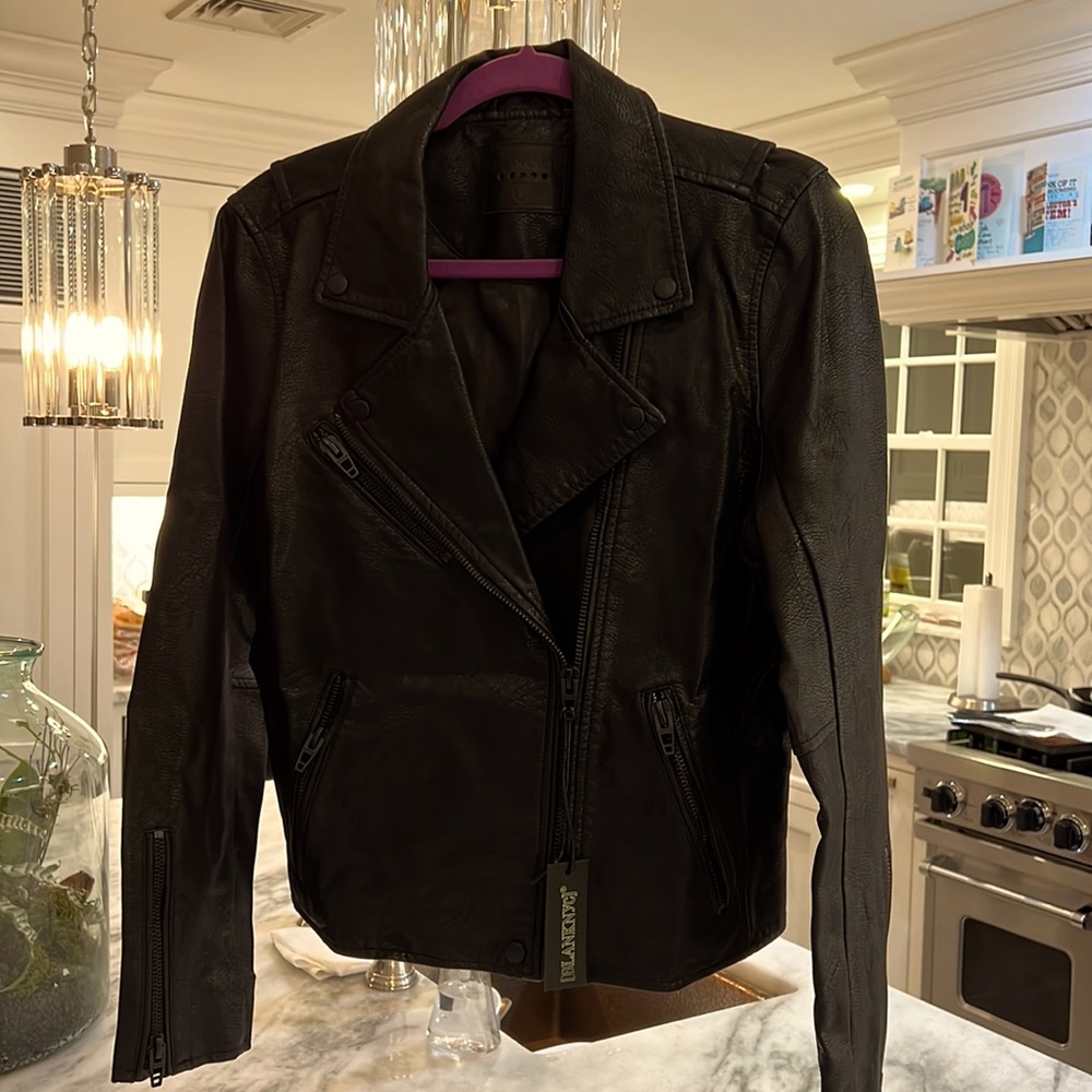 Women’s faux leather jacket